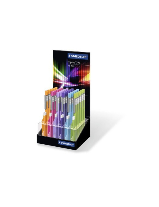 triplus 776 fijnstifthouder 0,5 - display rainbow