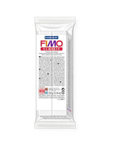 Fimo classic boetseerklei 350g wit