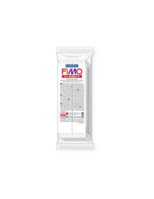 Fimo classic boetseerklei 350g wit