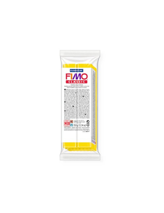 Fimo classic boetseerklei 350g geel