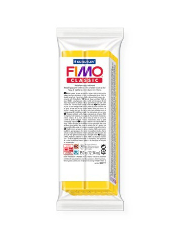 Fimo classic pâte à modeler 350g jaune d'or