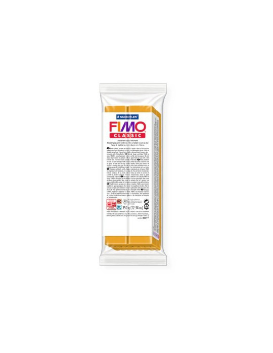 Fimo classic boetseerklei 350g oker