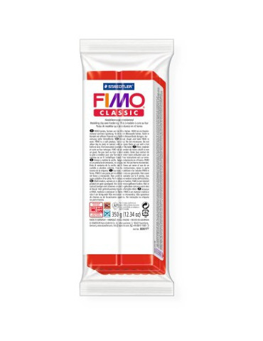 Fimo classic boetseerklei 350g rood