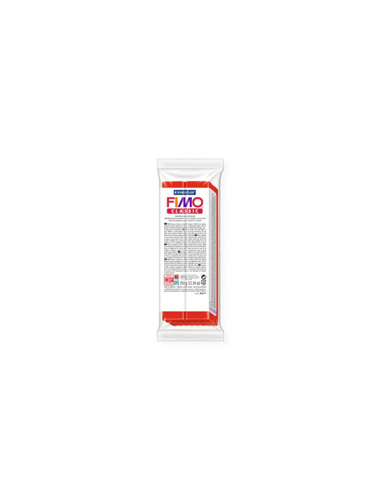 Fimo classic pâte à modeler 350g rouge
