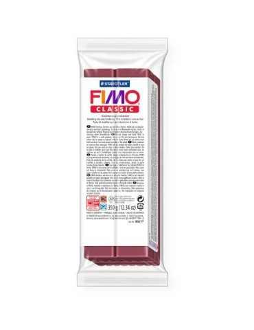 Fimo classic boetseerklei 350g bordeaux