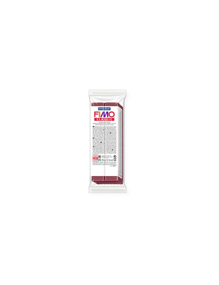 Fimo classic boetseerklei 350g bordeaux