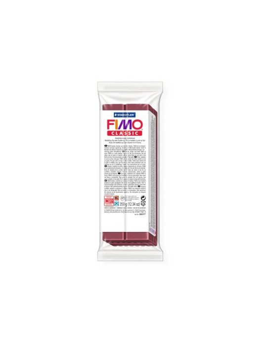 Fimo classic pâte à modeler 350g bordeaux