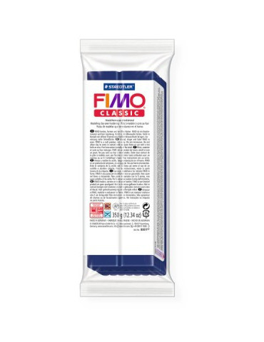 Fimo classic boetseerklei 350g marine blauw