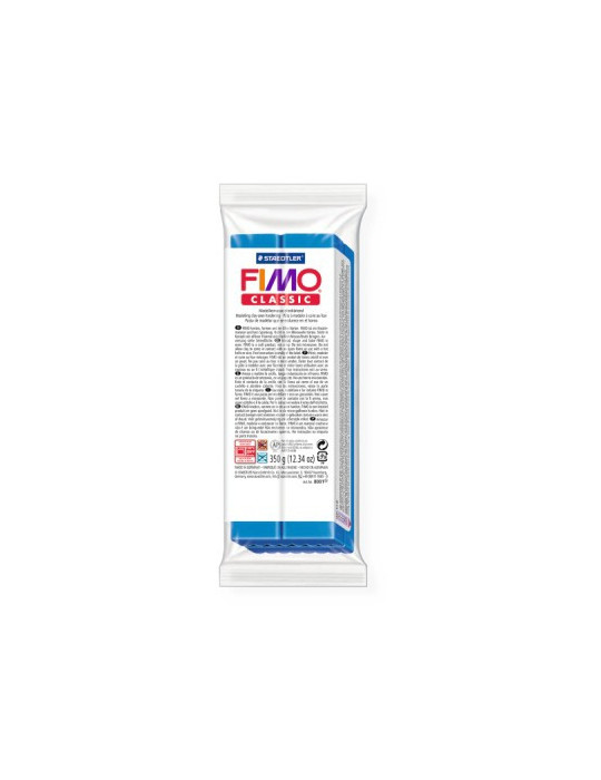 Fimo classic boetseerklei 350g blauw