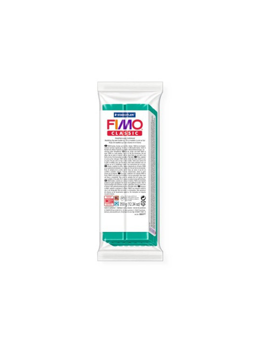 Fimo classic boetseerklei 350g blauwgroen