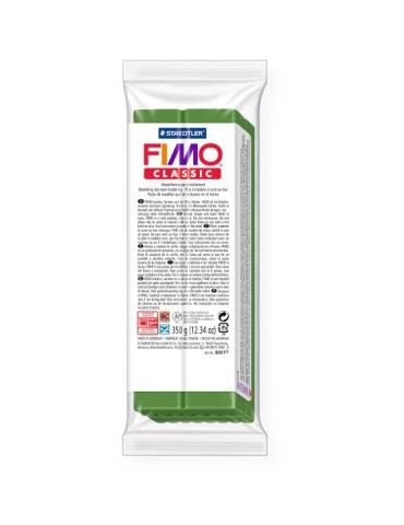 Fimo classic boetseerklei 350g bladgroen