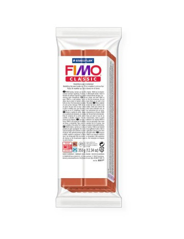 Fimo classic boetseerklei 350g terracotta