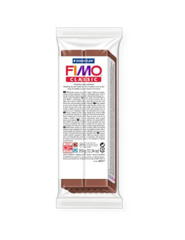 Fimo classic boetseerklei 350g chocolade