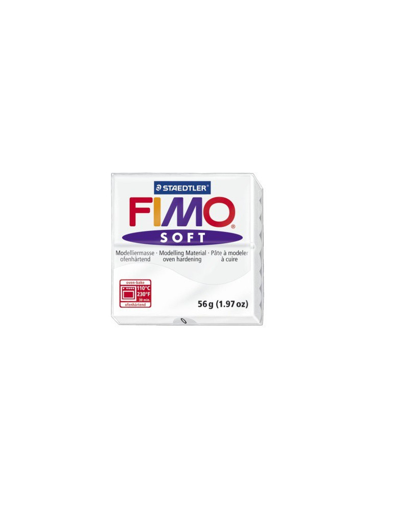 Fimo soft boetseerklei 57 g wit