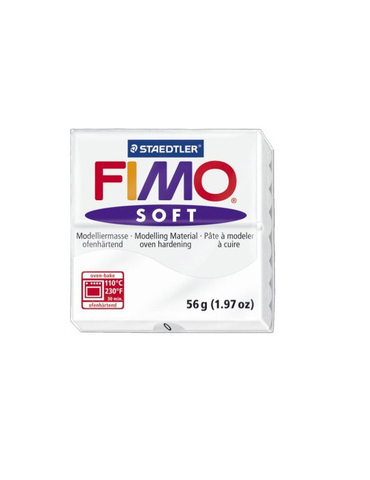 Fimo soft boetseerklei 57 g wit