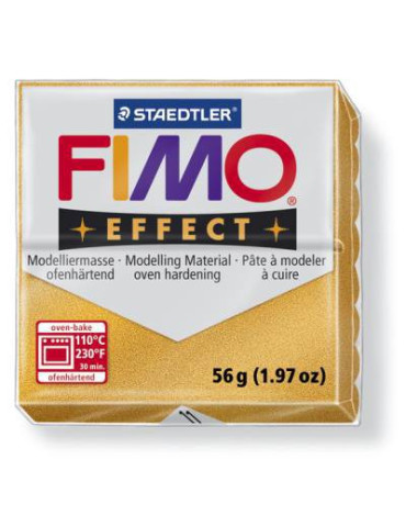 Fimo effect boetseerklei 57g goud