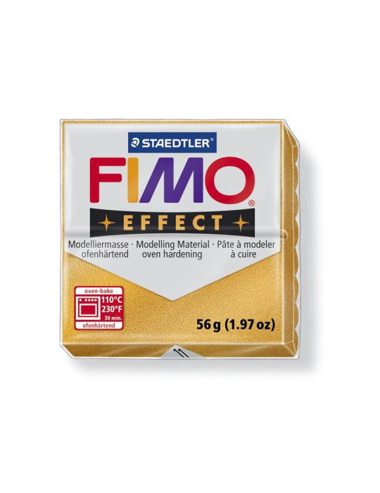 Fimo effect boetseerklei 57g goud