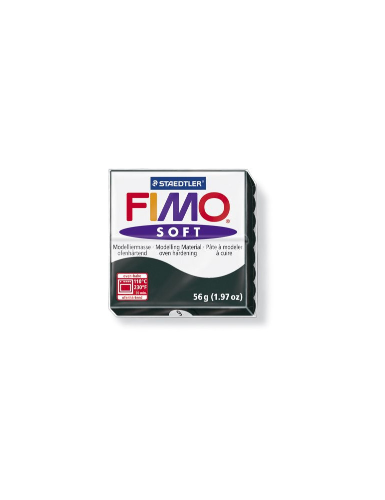 Fimo soft pâte à modeler 57 g noir