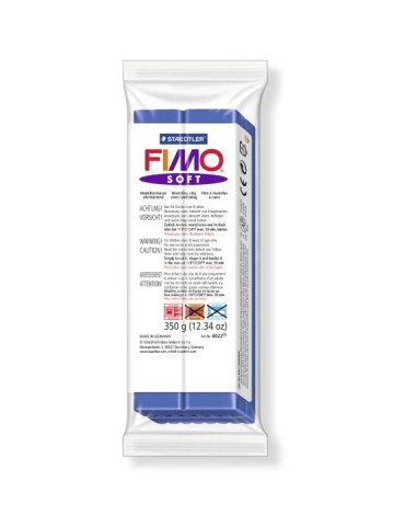 Fimo soft boetseerklei 350g briljant blauw