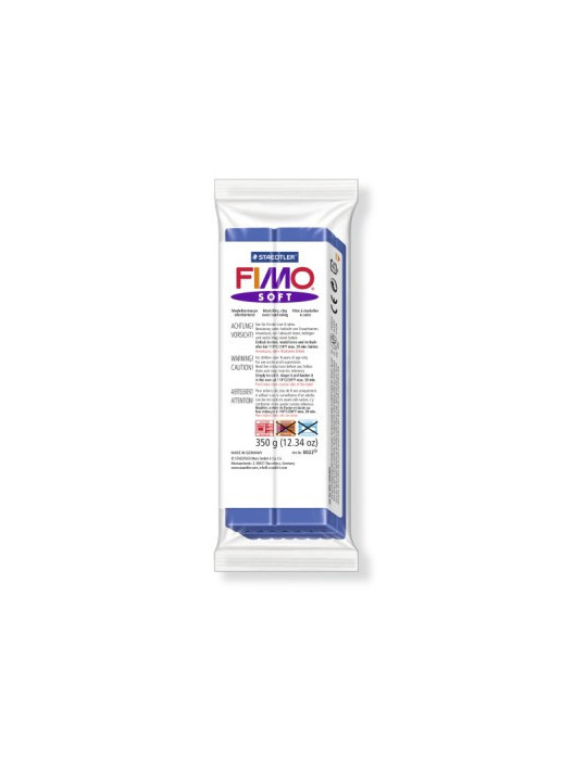 Fimo soft pâte à modeler 350g bleu brillant