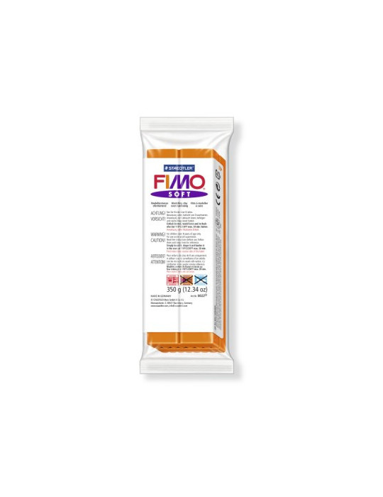 Fimo soft pâte à modeler 350g mandarine