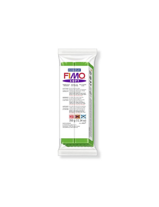 Fimo soft pâte à modeler 350g vert tropical