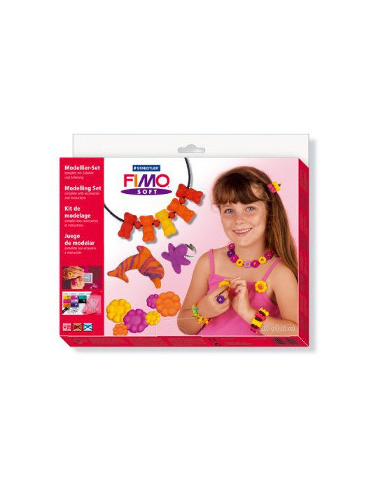 Fimo soft set - "star model" 8 halve blokken