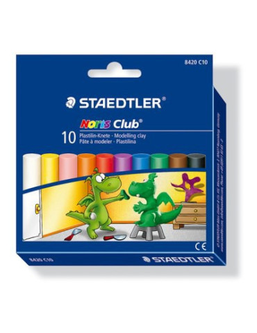 Noris boetseerklei - set 10 st