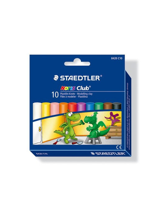 Noris boetseerklei - set 10 st