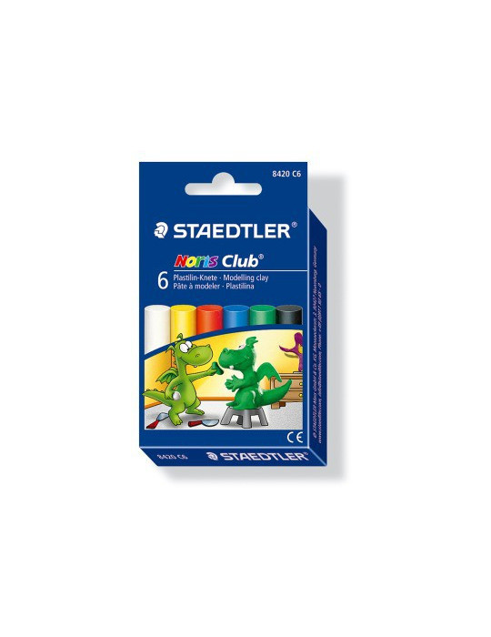 Noris boetseerklei - set 6 st