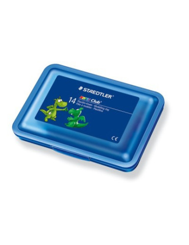 Noris boetseerklei - plastic schoolbox
