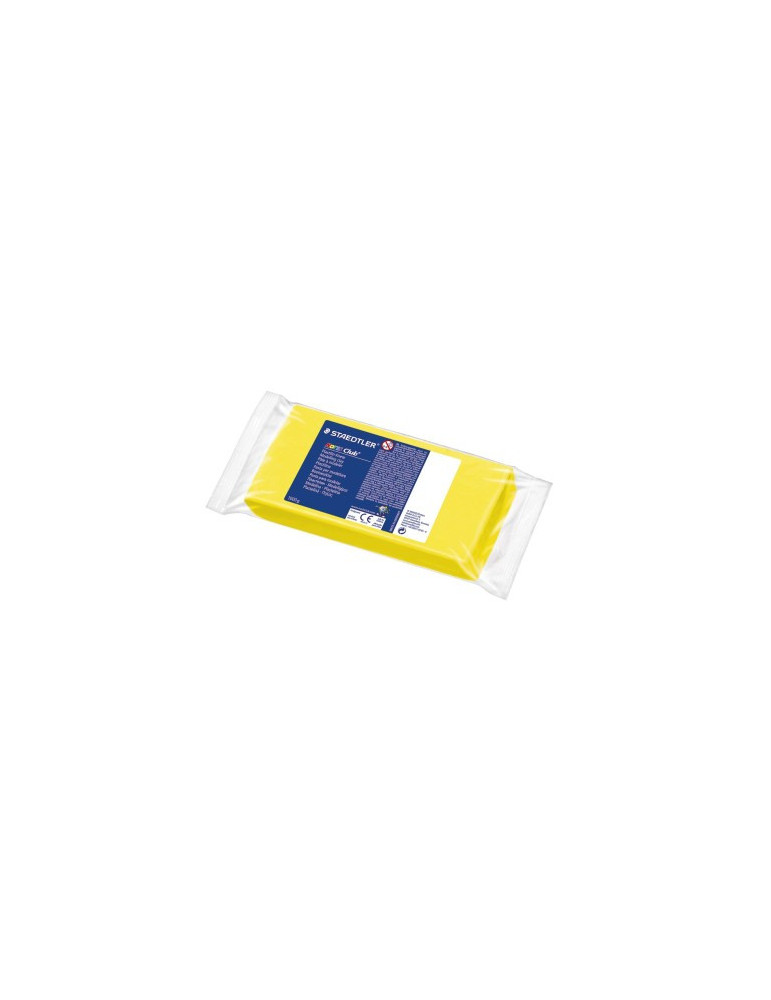 Noris jumbo pâte à modeler bloc 1 kg jaune