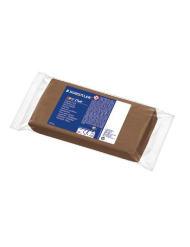 Noris jumbo boetseerklei, blok 1 kg bruin