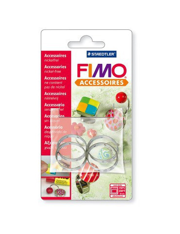 Fimo blister ronde kader 25 mm, 4 st
