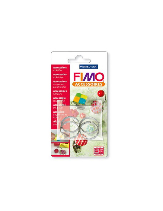Fimo blister ronde kader 25 mm, 4 st