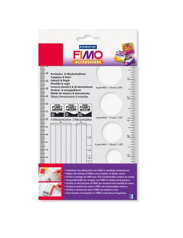 Fimo gabarit à proportionner et à mélanger