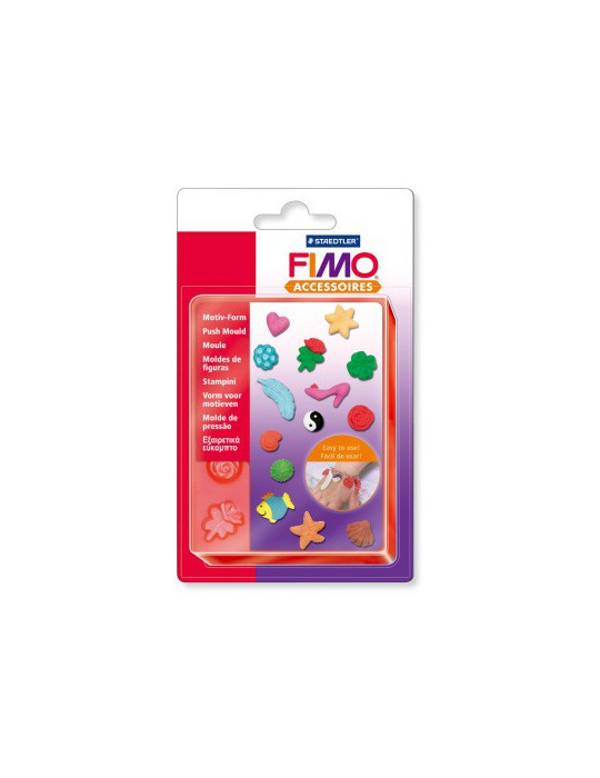 Fimo kunststof duwvorm "juwelen"