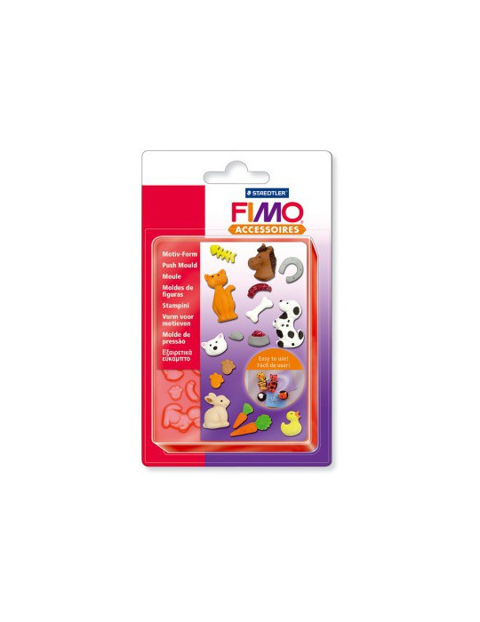 Fimo moule à estamper "animaux"