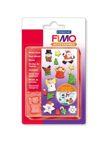Fimo moule à estamper "Noël"