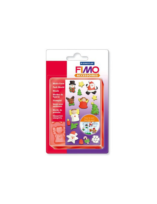 Fimo moule à estamper "Noël"