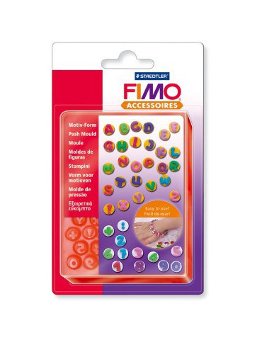 Fimo moule à estamper "ABC-123"
