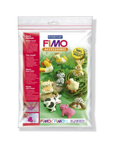 Fimo moule pour pâte, animaux de la ferme