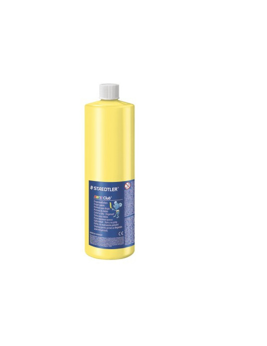 Noris club peinture à doigts 750 ml, jaune
