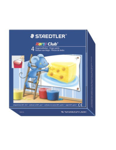 Noris club peinture à doigts - 4 pots