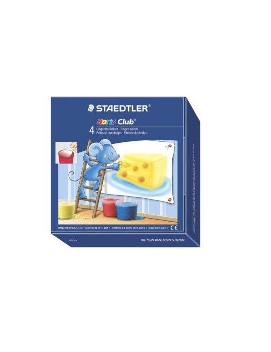 Noris Club vingerverf - 4 potjes