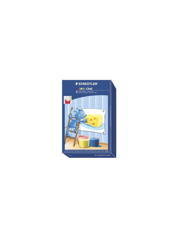 Noris Club vingerverf - 6 potjes