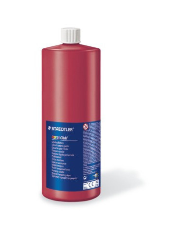 Noris Club school plakkaatverf 1L, karmijn