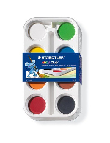 Noris Club boîte peinture 44 mm - 8 couleurs