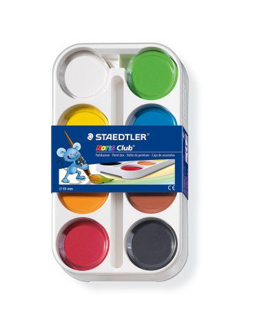 Noris Club boîte peinture 55 mm - 8 couleurs