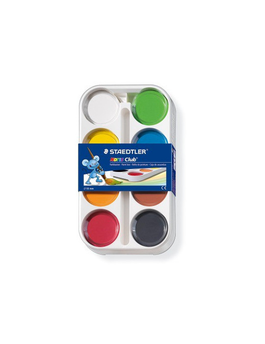 Noris Club boîte peinture 55 mm - 8 couleurs